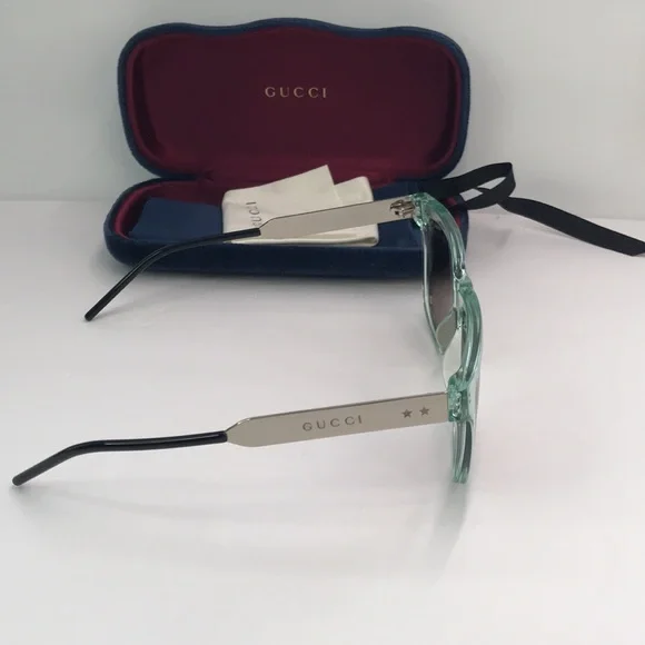 Gucci GG0976S 002 in injected material , in green rectangular/square Sunglasses - Picture 9 of 14
